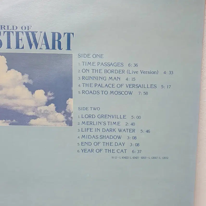 [BUNJANG] AL STEWART 1991 LP / AL STEWART LP 1991 신라레코드