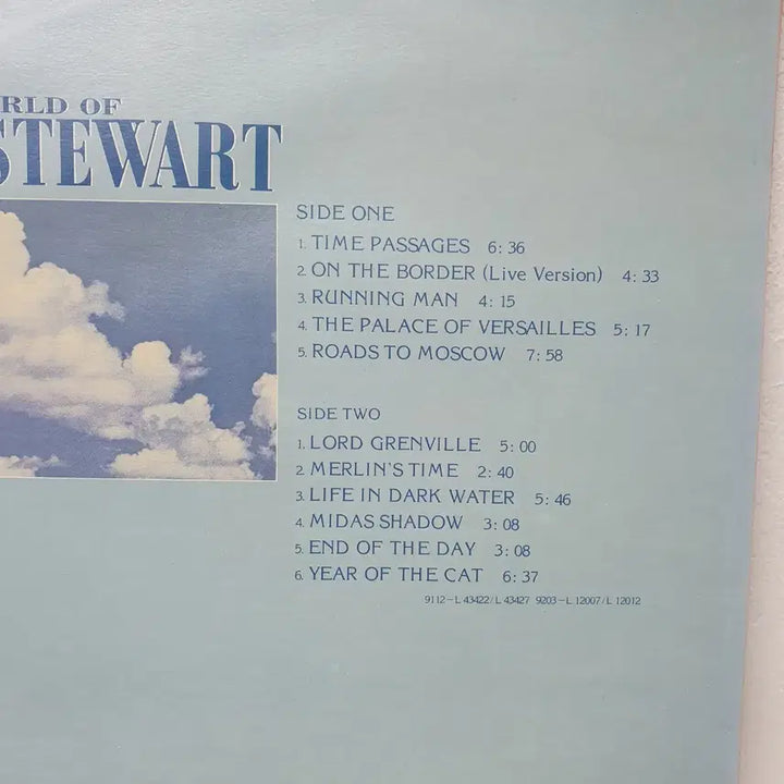 [BUNJANG] AL STEWART 1991 LP / AL STEWART LP 1991 신라레코드