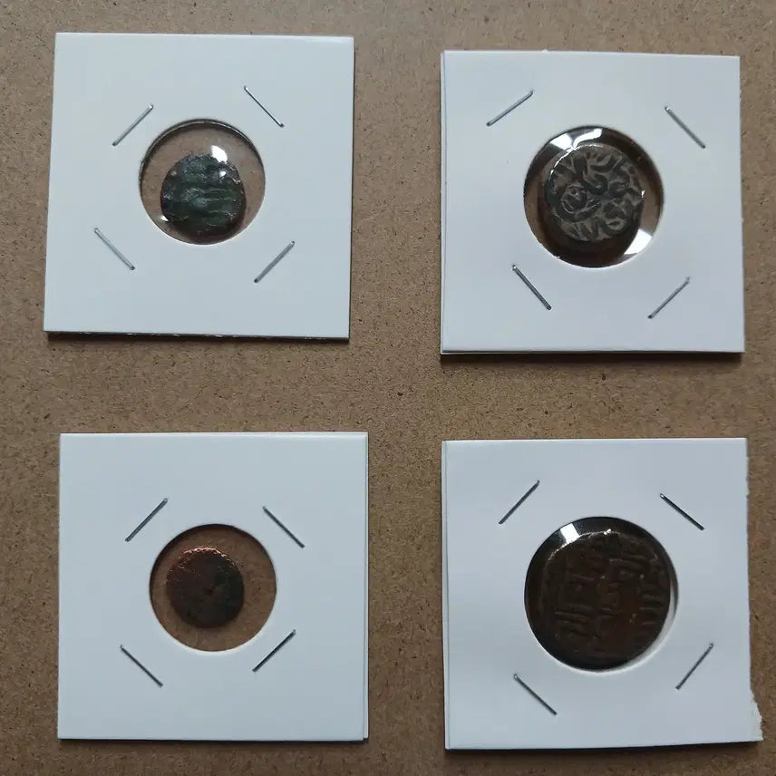 [BUNJANG] Ancient Indian Kingdom Copper Coin Set (4 Coins) / 인도 고대 번왕국 주화