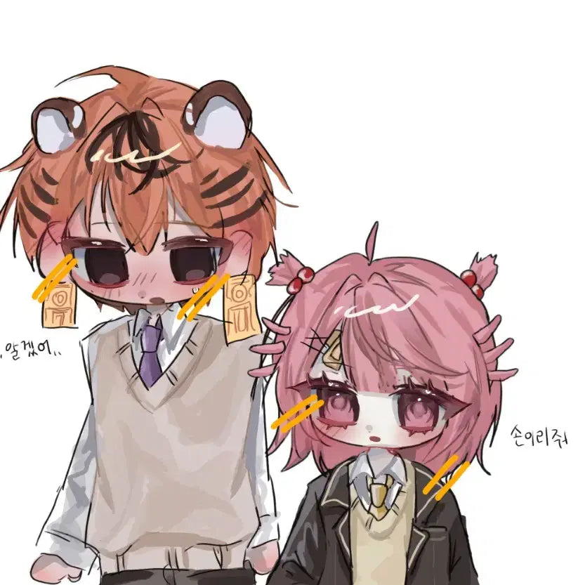 [BUNJANG] Two-Person Character Illustration Commission / 6000그림커미션