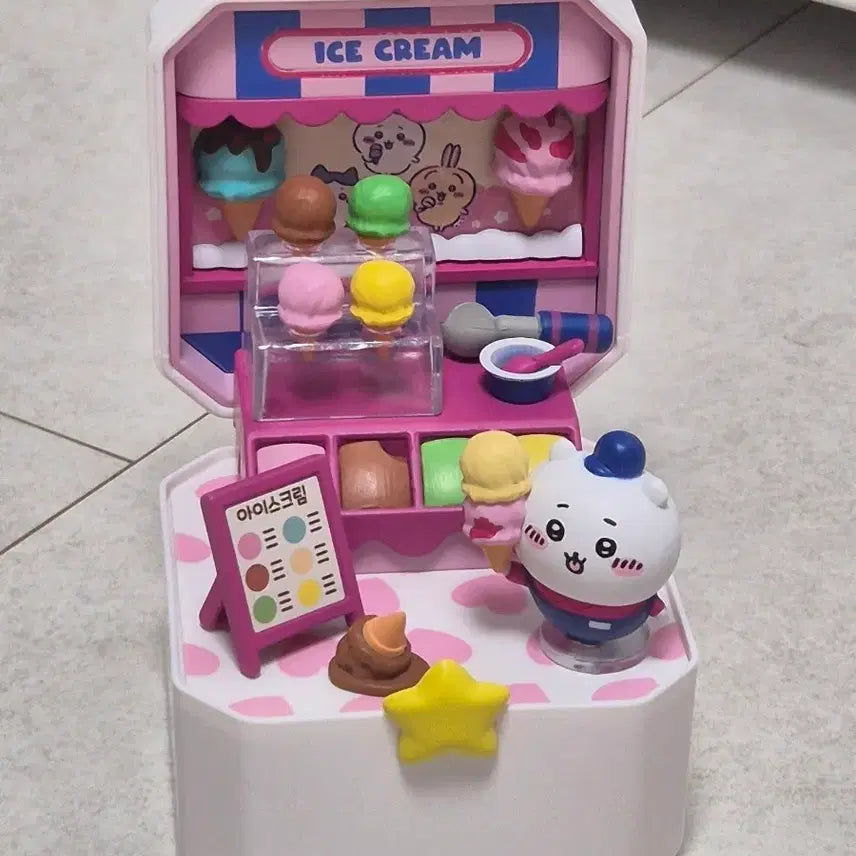 [BUNJANG] Monjakku Compact Shop Ice Cream Shop Chiikawa / 먼작귀 콤팩트샵 아이스크림 가게 치이카와