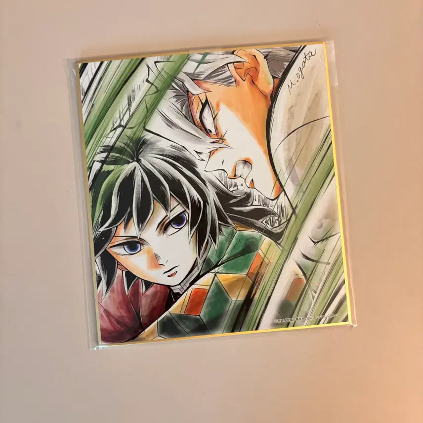 [BUNJANG] Demon Slayer: Kimetsu no Yaiba Giyu Sanemi Shikishi Art Board / 귀멸의칼날 전집중전 기유 사네미 색지