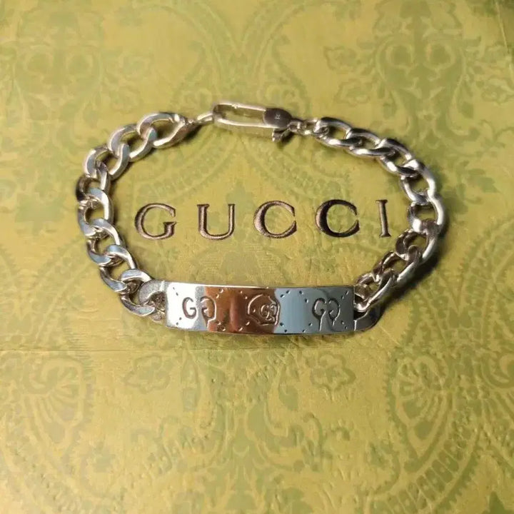 [BUNJANG] Gucci Silver Chain Bracelet Size 18 / 구찌 실버 체인 팔찌  18