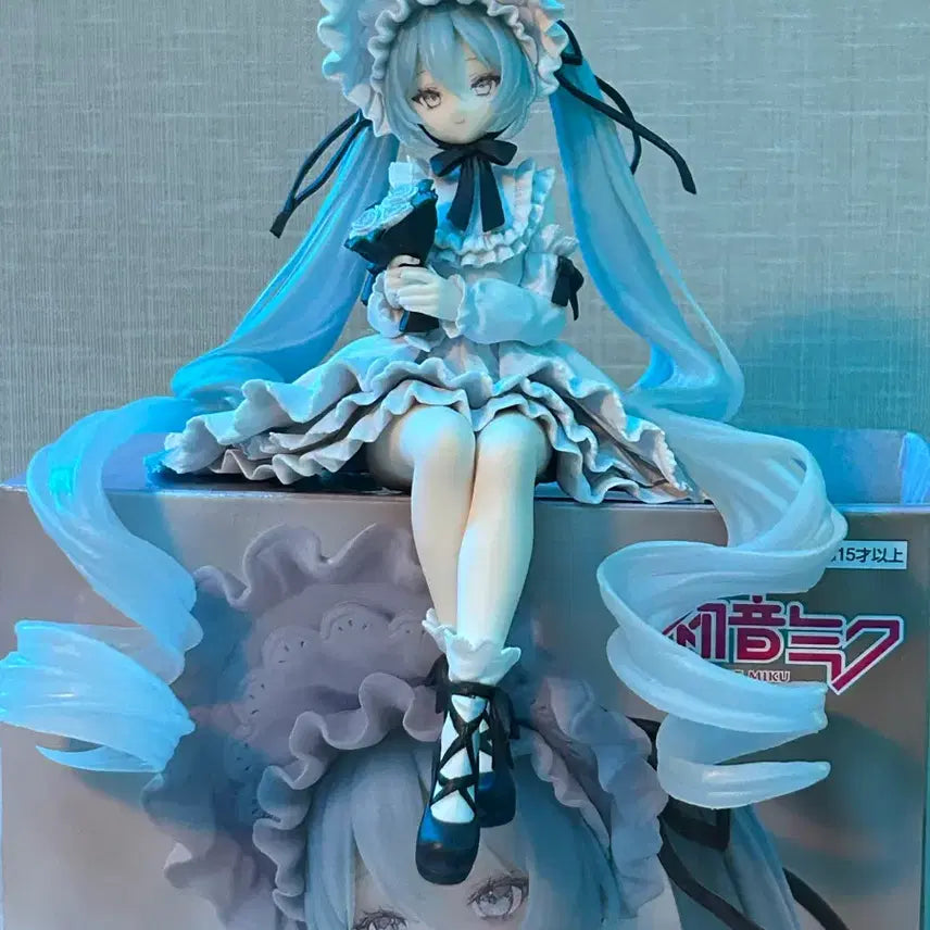 [BUNJANG] Vintage Doll Hatsune Miku Noodle Stopper Figure / 빈티지 돌 누들 스토퍼 피규어 하츠네미쿠