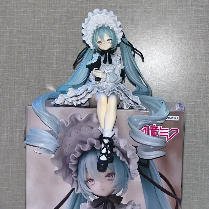 [BUNJANG] Vintage Doll Hatsune Miku Noodle Stopper Figure / 빈티지 돌 누들 스토퍼 피규어 하츠네미쿠