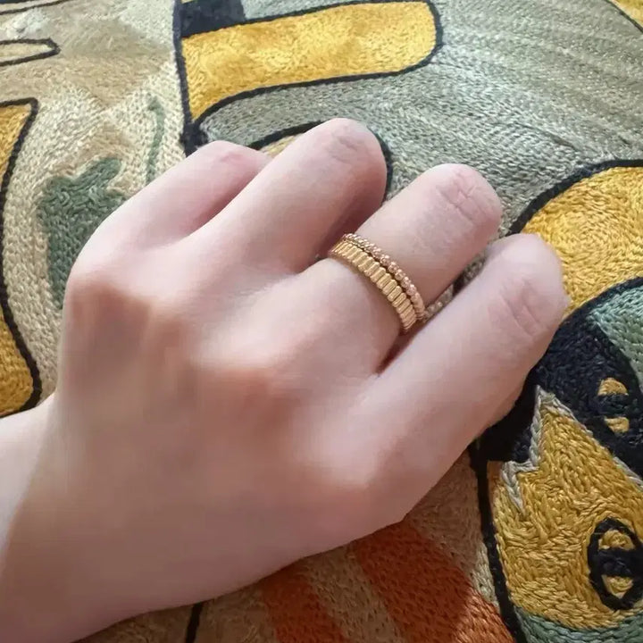 [BUNJANG] Van Cleef &amp; Arpels Fleurette Cognac Diamond Ring Rose Gold / 반클리프 아펠 꼬냑 다이아몬드 링