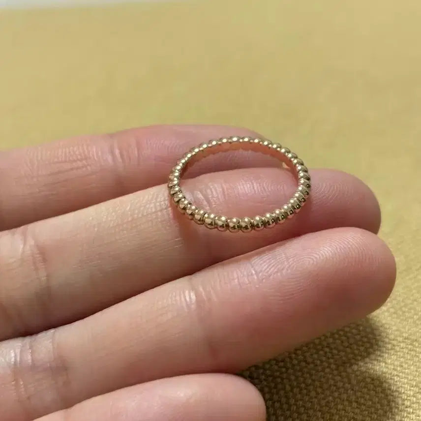 [BUNJANG] Van Cleef &amp; Arpels Fleurette Cognac Diamond Ring Rose Gold / 반클리프 아펠 꼬냑 다이아몬드 링