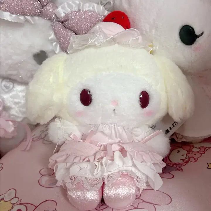 [BUNJANG] Sanrio My Melody Whipped Cream Mascot / 쇼트케이크2 딸기휘핑 마이멜로디 마스코트