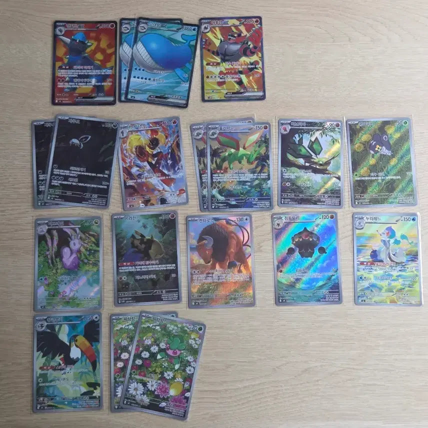 [BUNJANG] Pokemon Card AR ~ SR Bundle (19 cards) / 포켓몬카드 AR~SR 모음(일괄. 19장)