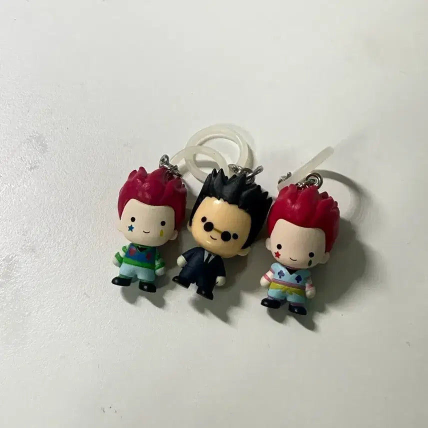 [BUNJANG] Hunter x Hunter Phantom Troupe Hisoka &amp; Leorio Meshirushi Keychain Bundle Set / 헌터헌터 1탄 환영여단 메지루시 히소카2+ 레오리오 일괄
