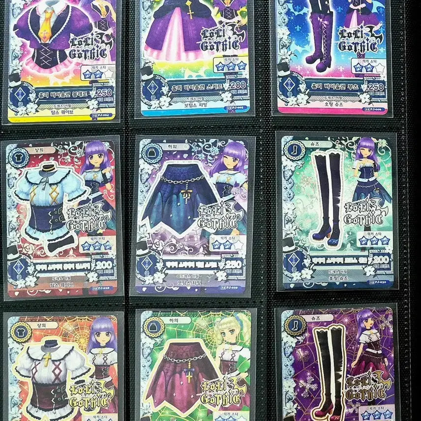 [BUNJANG] Aikatsu! Starz! Ruriko Gothic Full Set Bundle / 뒷장O)아이카츠 한판 로리고딕 판매