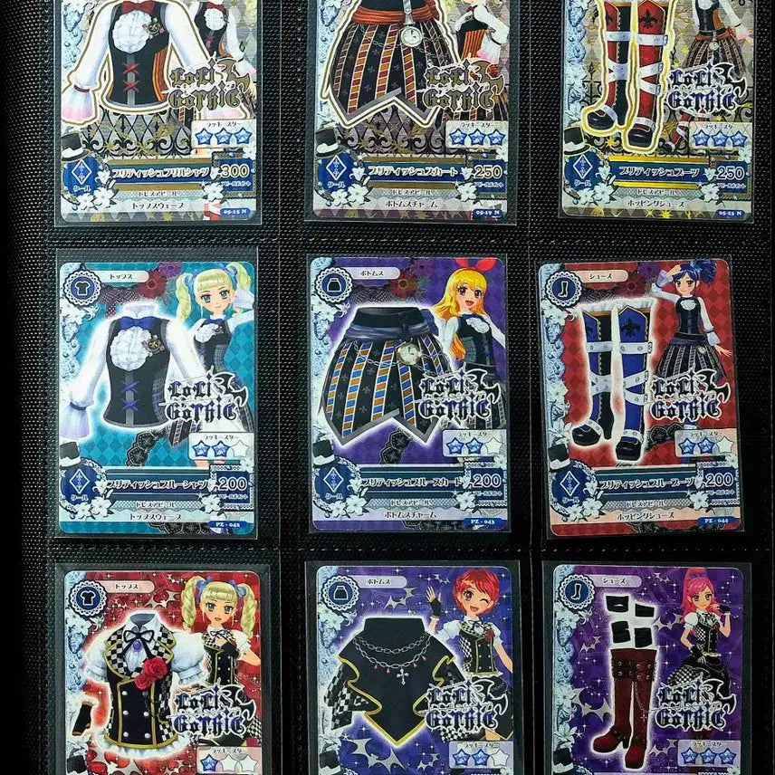 [BUNJANG] Aikatsu! Japanese Version Lolita Gothic Card Bundle Set / 뒷장O)아이카츠 일판 로리고딕 카드  판매