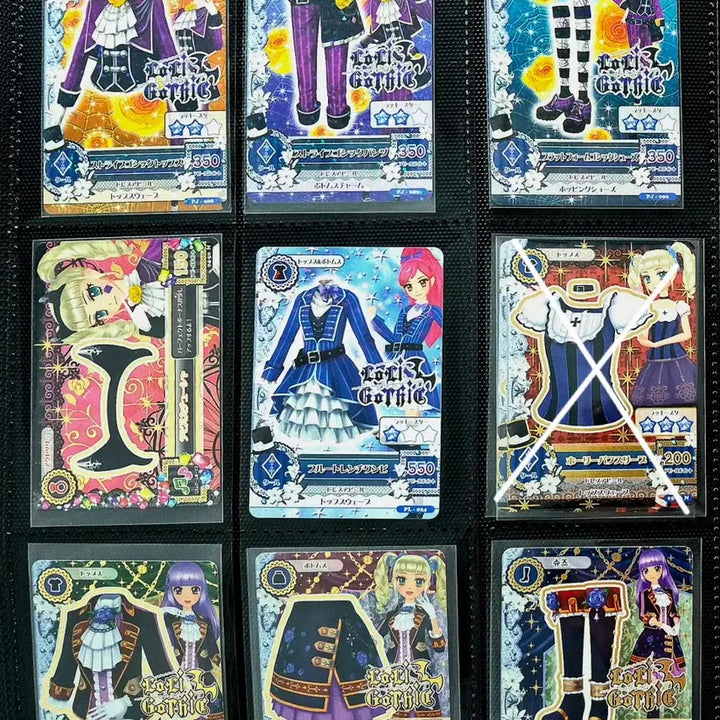 [BUNJANG] Aikatsu! Japanese Version Lolita Gothic Card Bundle Set / 뒷장O)아이카츠 일판 로리고딕 카드 일괄 판매