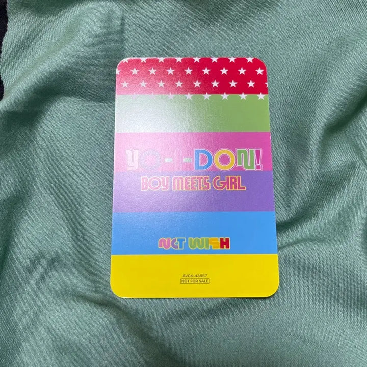 [BUNJANG] NCT WISH Boy meets Girl Yoiyidon Yoiyidong Jaehee Photocard / 엔시티위시 보이미츠걸 요이돈 요이동 포카 재희