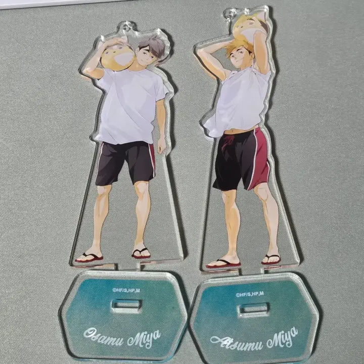 [BUNJANG] Haikyuu!! Miya Atsumu Miya Osamu Acrylic Standee Bundle Set / 하이큐 문방구 카페 콜라보 여름 일러스트 미야 아츠무 미야 오사무 아크릴 일괄
