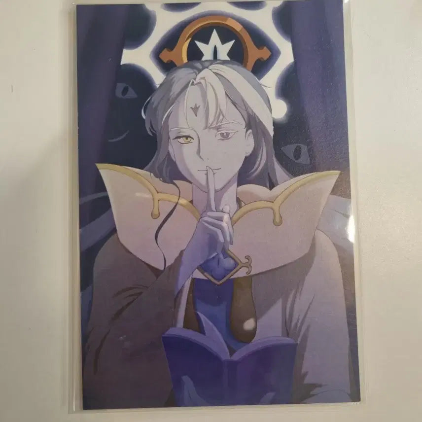 [BUNJANG] Cookie Run Kingdom Shadow Milk Unofficial Postcard / 쿠키런 쉐도우밀크 비공 엽서 쿠키런킹덤 쉐밀