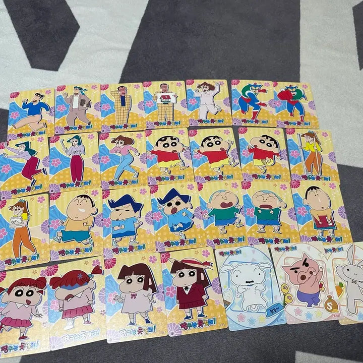 [BUNJANG] Crayon Shin-chan R-Card Full Set (45 cards) / 짱구는 못말려 카드 R카드 전종 45개