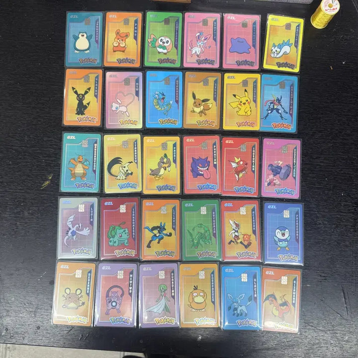 [BUNJANG] Pokemon Izle All Types Set Transportation Card (30 pieces) / 포켓몬 교통카드 이즐 전종 30개