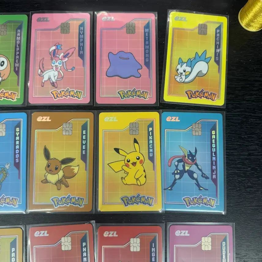 [BUNJANG] Pokemon Izle All Types Set Transportation Card (30 pieces) / 포켓몬 교통카드 이즐 전종 30개