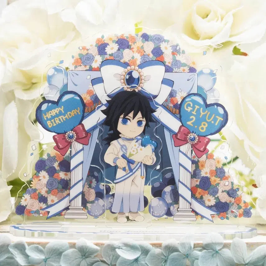 [BUNJANG] Demon Slayer Tomioka Giyu 2026 Birthday Diorama Acrylic Stand Figure / 귀멸의 칼날 토미오카 기유 2026 생일 디오라마 아크릴 스탠드 피규어