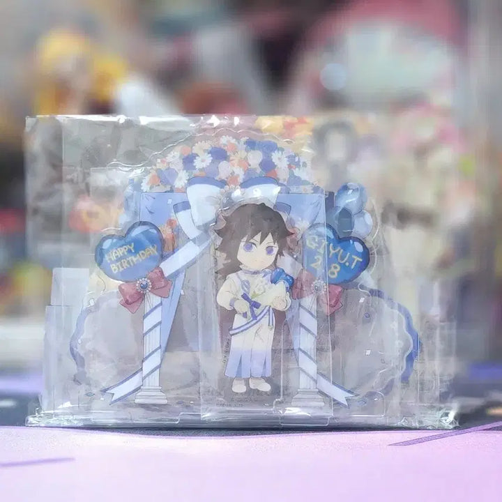 [BUNJANG] Demon Slayer Tomioka Giyu 2026 Birthday Diorama Acrylic Stand Figure / 귀멸의 칼날 토미오카 기유 2026 생일 디오라마 아크릴 스탠드 피규어