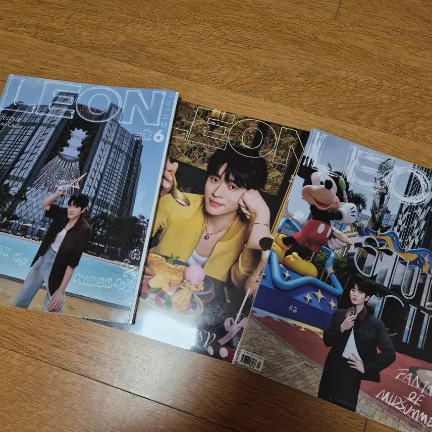 [BUNJANG] Seung-ryeon LEON Magazine June 2026 Issue 3-Volume Set (Sealed) / [미개봉] 승뢰 LEON 잡지 2026년 6월호 3권 세트
