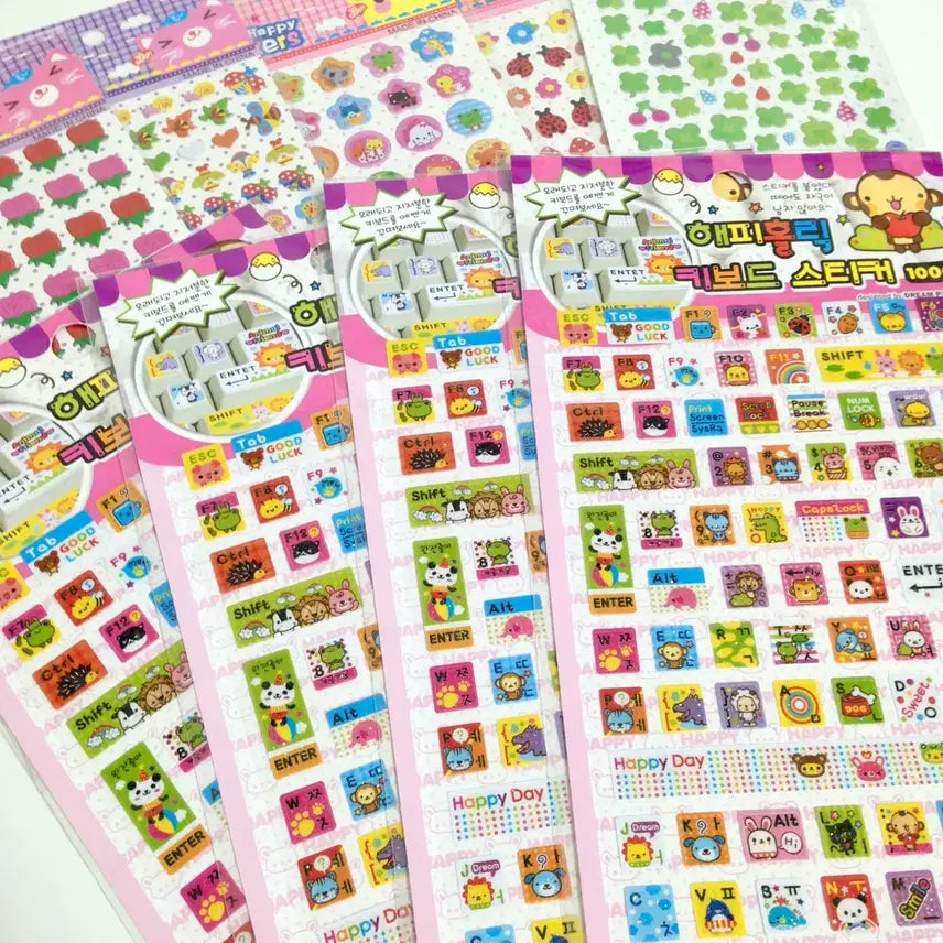 [BUNJANG] Vintage Sticker Bundle Set / 고전 스티커 포함 9개 일괄 처분
