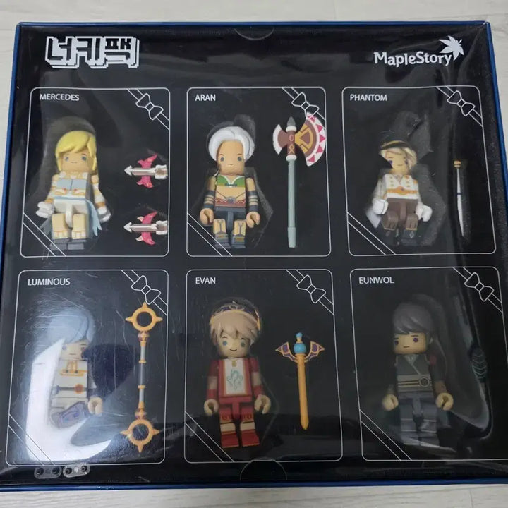 [BUNJANG] MapleStory Nucky Pack Heroes Figure Set / 메이플스토리 너키팩 히어로즈 영웅 피규어