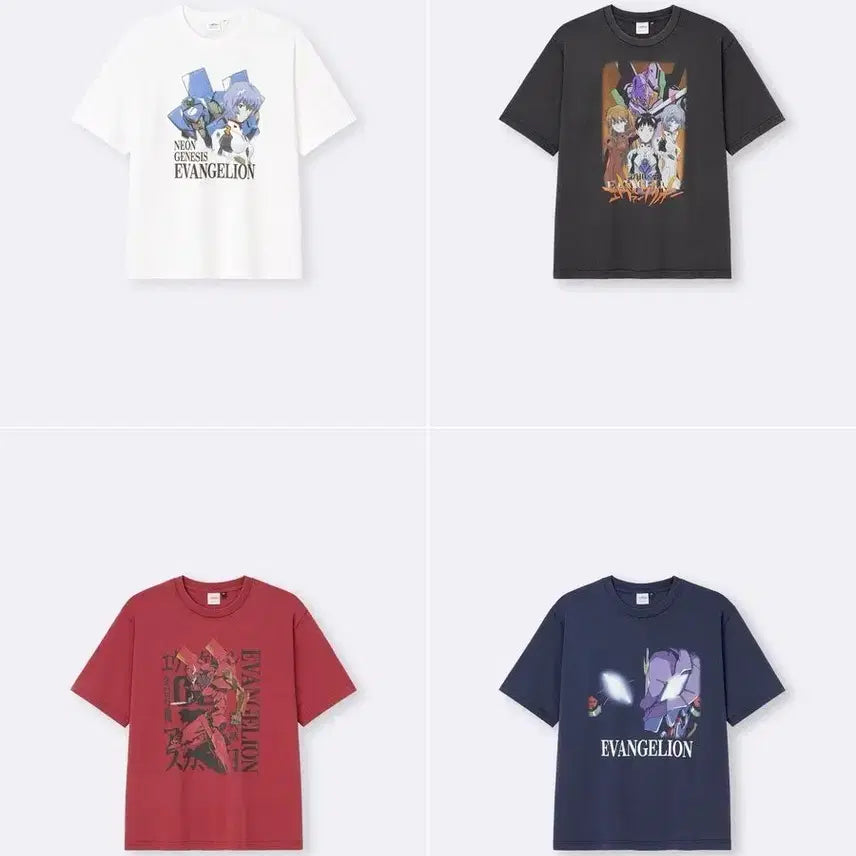 [BUNJANG] Evangelion x GU Unit-01 T-Shirt Navy XL / 에반게리온 GU 콜라보 티셔츠 초호기 네이비
