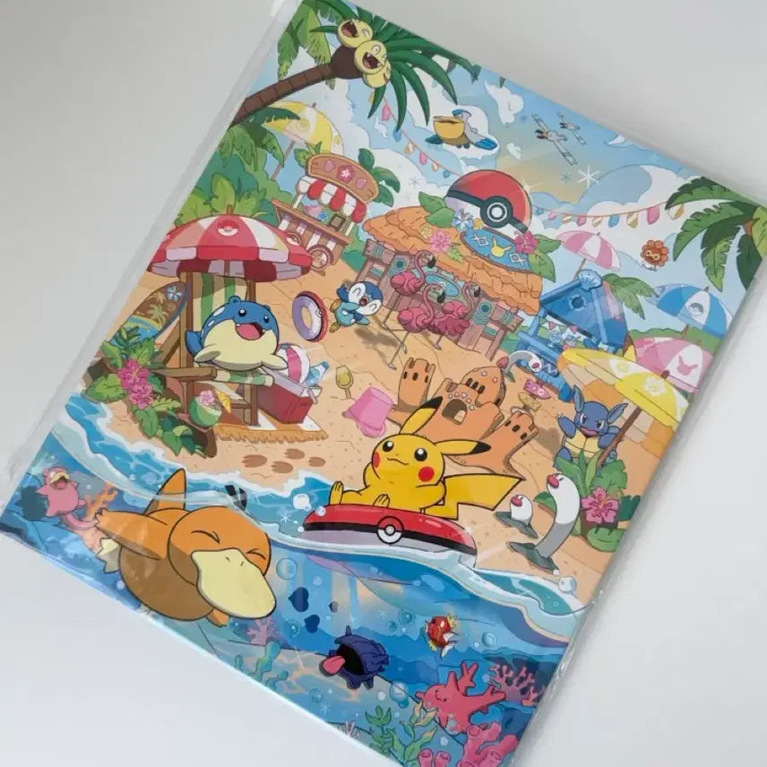 [BUNJANG] Pokemon Chilling Beach Card Mat Set / 부산 팝업 / 칠링비치 풀세트 /  포켓몬스터 카드  / 컬렉션파일, 플레이매트, 틴케이스, 덱케이스, 스티커 세트
