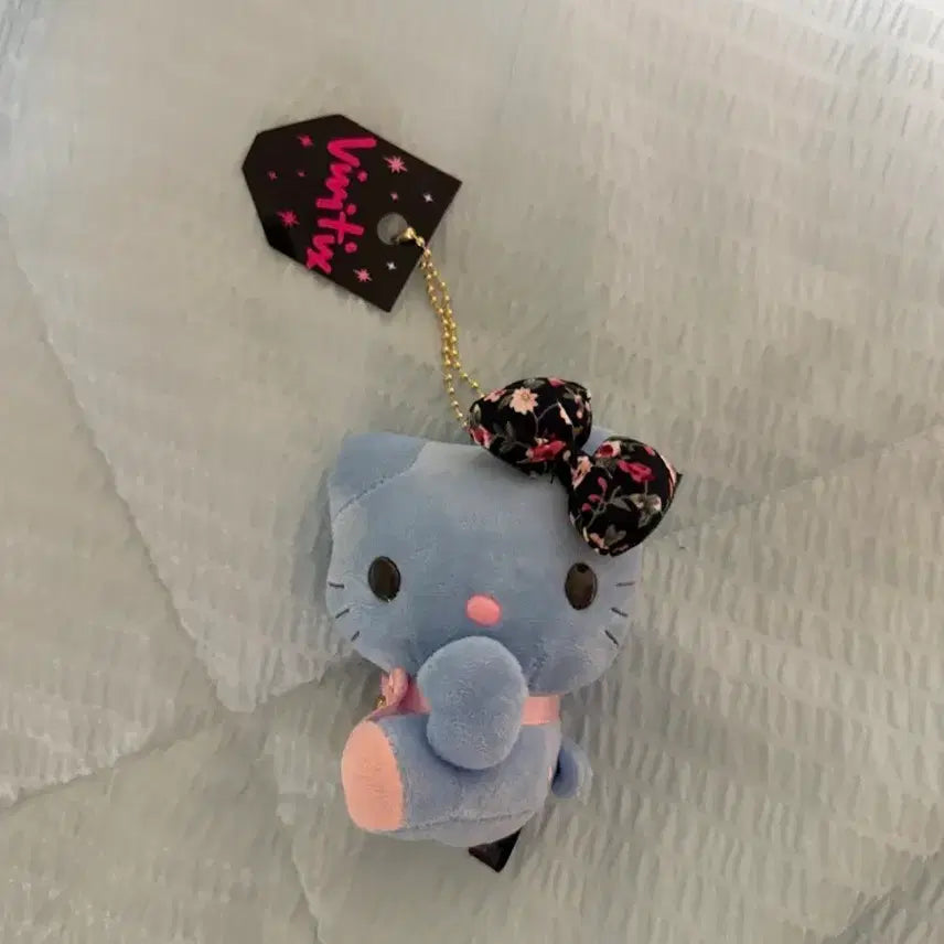 [BUNJANG] Shinrio Hello Kitty Doll Keyring - Blue / 신리오 헬로키티 인형 키링 블루