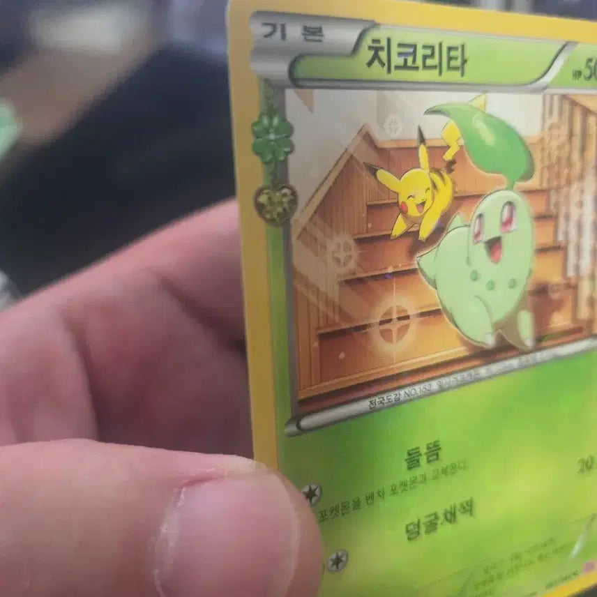 [BUNJANG] Chikorita 001/032 C - Heart-Fluttering Collection / 한글판 심쿵 치코리타 001/032 C