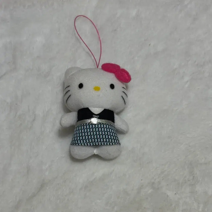 [BUNJANG] Sanrio 2005 Classic Kitty Mini Doll Keychain / 고전키티 05년 초소형 키티 인형 키링