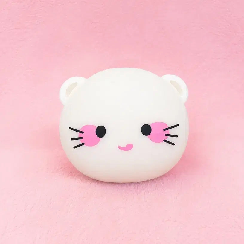 [BUNJANG] Handmade White Cat "Crunchy Slangi" Squishy / (당일발송) 하얀 고양이 크런치 슬랑이 수제 말랑이 묵쫀 얼빡냥이