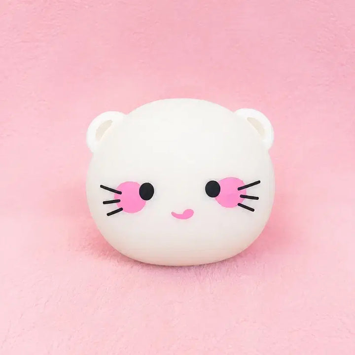 [BUNJANG] Handmade White Cat "Crunchy Slangi" Squishy / (당일발송) 하얀 고양이 크런치 슬랑이 수제 말랑이 묵쫀 얼빡냥이