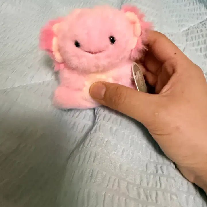 [BUNJANG] Jellycat Pink Plush Keychain / 인형 핑크색 젤리캣인형 키링