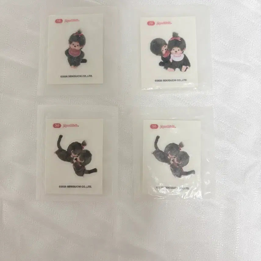 [BUNJANG] Monchhichi Ttibusil Stickers / 몬치치 띠부씰