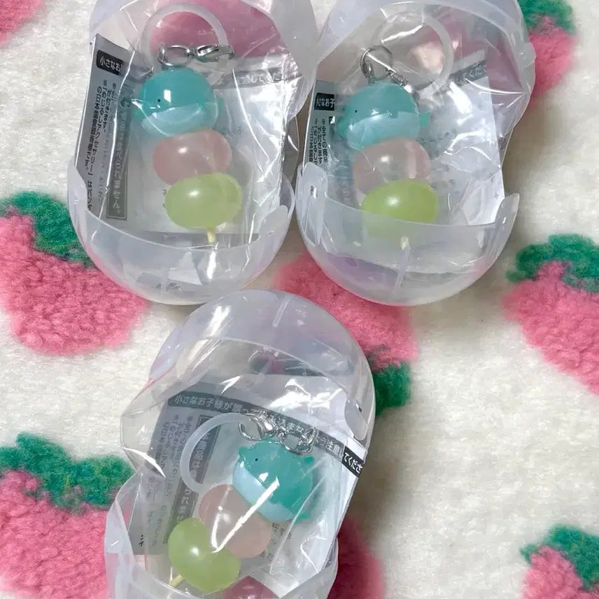[BUNJANG] Pobotto Ichin Kuchi Clay Encyclopedia Mezushi Shark Sanshoku Dango Gacha Keyring / 포봇토 한입 점토 도감 메지루시 상어 삼색 당고 가챠 키링 양도