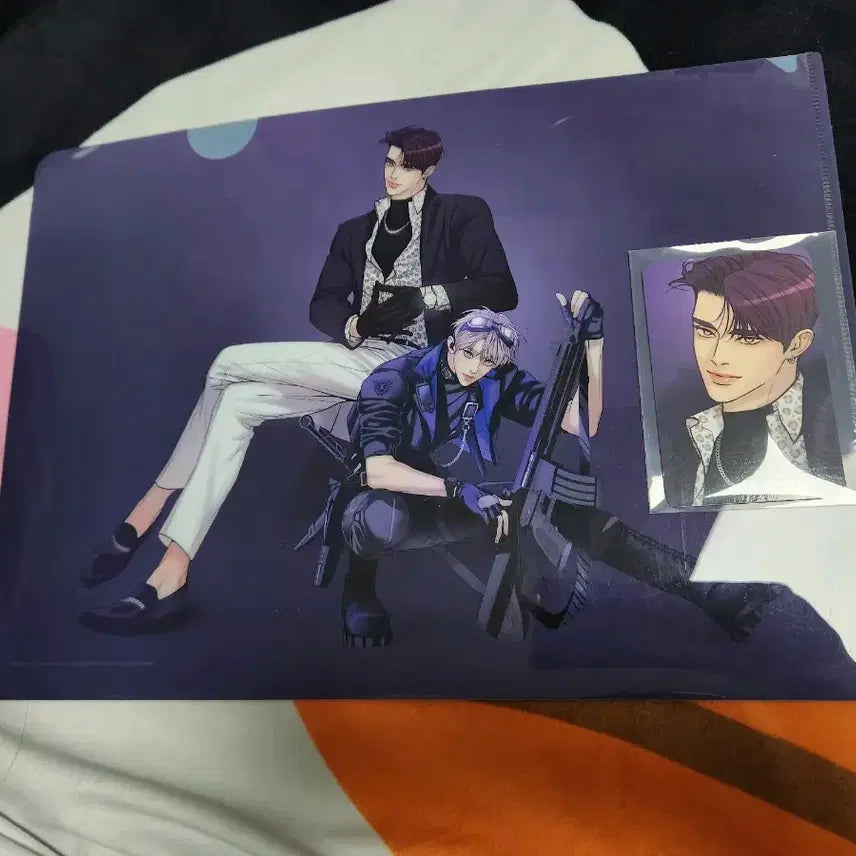 [BUNJANG] Joongie "Black Cat Power" Seagull Boy Clear File Two-Sik Photocard (Unsealed) / 흑묘력 조개소년 클리어파일 두식 포토카드 개봉