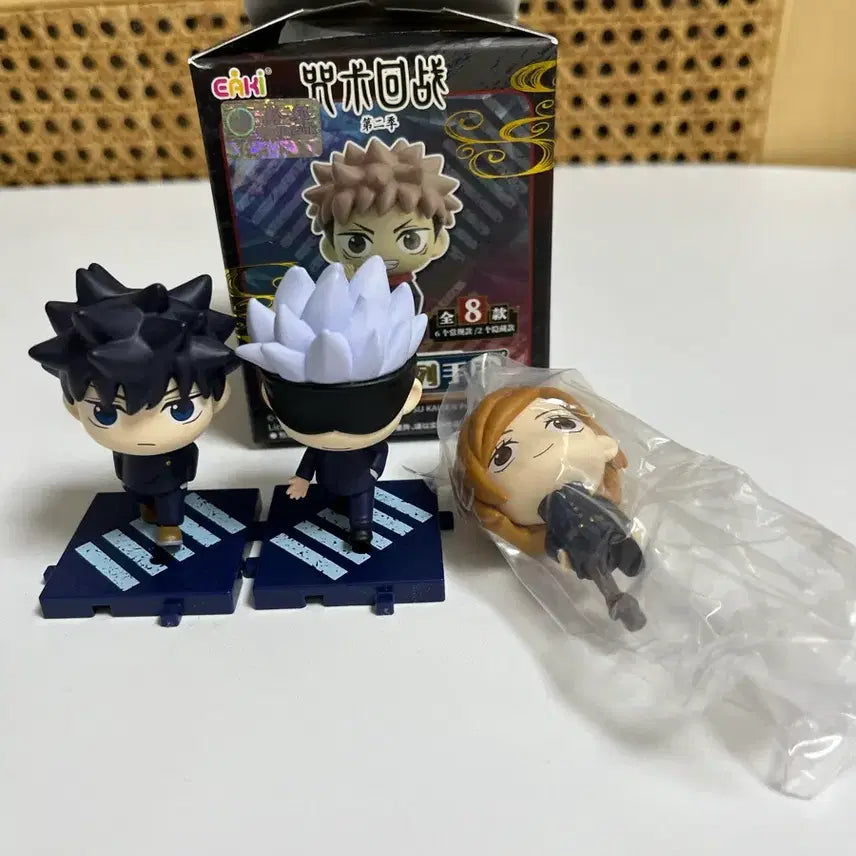 [BUNJANG] Jujutsu Kaisen Satoru Gojo, Megumi Fushiguro, Nobara Kugisaki Walking Step Figures Bundle Set / 일괄) Eaki 주술회전 고죠 사토루 메구미 워킹스텝 피규어 노바라