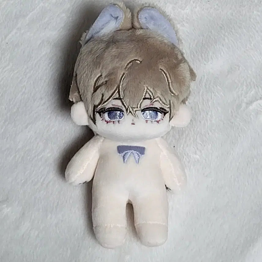[BUNJANG] 10cm Unofficial Cotton Doll Latte Blue (Bone Included) / 10cm 솜인형 무속성 에필sp 라떼 블루 뼈깅