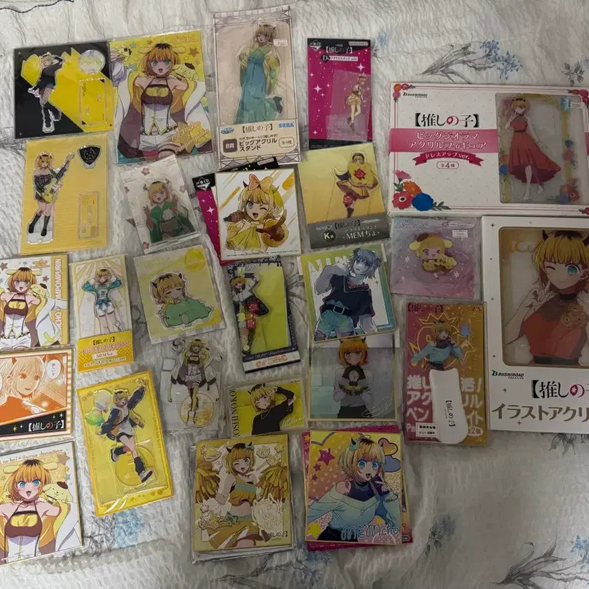 [BUNJANG] Oshi no Ko memcho Bundle Set Merchandise / 최애의 아이 mem쵸 굿즈 일괄