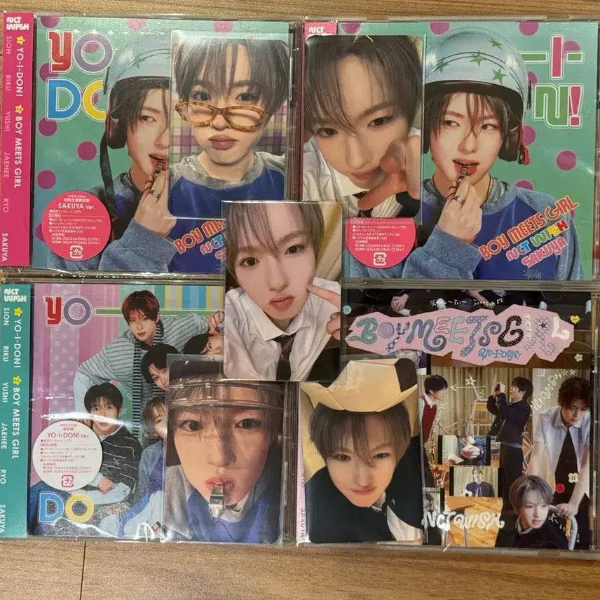 [BUNJANG] NCT WISH Sakuya Yoizido Boy Meets Girl Japanese Album Set / 엔시티위시 요이돈 요이동 보밋걸 보이미츠걸 사쿠야 세트 무모샵 일본 앨범