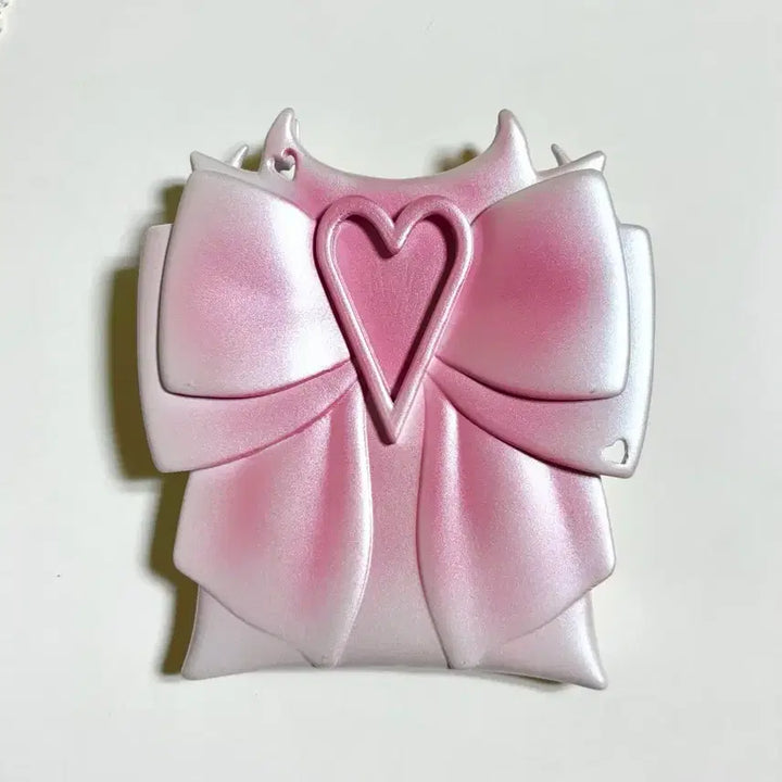 [BUNJANG] Ran Pink Heart Photocard Holder / Ran님 핑크 악마 하트 포카홀더