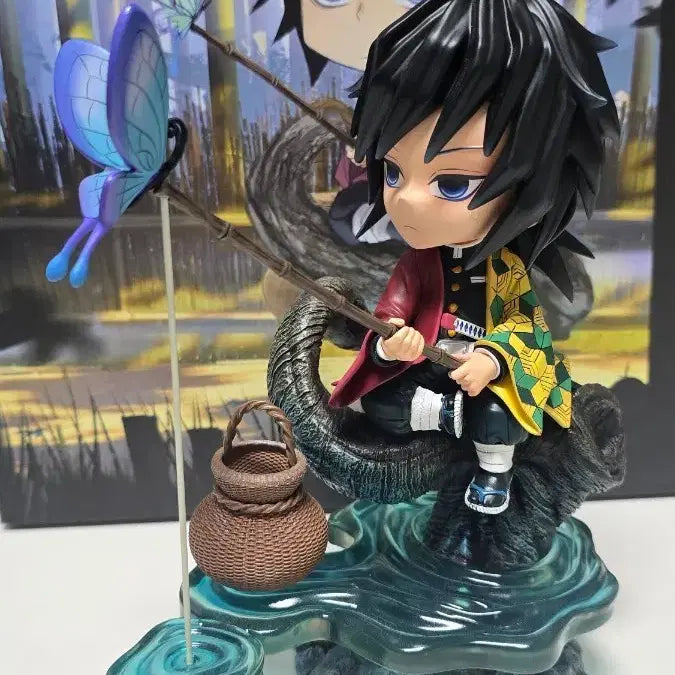 [BUNJANG] ShowHand Demon Slayer Giyu Tomioka Resin Figure / 포장완료) ShowHand 쇼핸드 귀멸의 칼날 토미오카 기유 레진 피규어