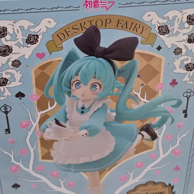 [BUNJANG] FURYU Hatsune Miku Wonderland ver. Figure (Sealed) / (미개봉)데스크탑 페어리 하츠네 미쿠 피규어 이상한 나라ver
