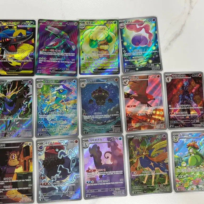 [BUNJANG] Pokemon Cards SR, AR Bundle Set / 포켓몬카드 무중복 sr,ar 일괄판매