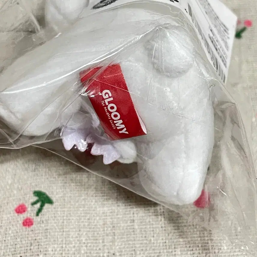 [BUNJANG] Gloomy Bear Mamegumi White Mascot Tenori Doll / 글루미베어 마메구루미 화이트 마스코트 테노리 인형