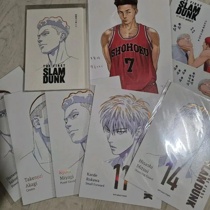 [BUNJANG] Slam Dunk Postcards &amp; Merchandise Bundle / 슬램덩크 엽서 굿즈 일괄판매