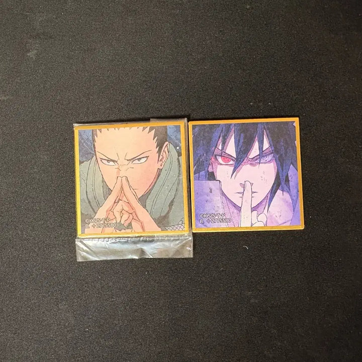 [BUNJANG] Naruto Shikamaru, Sasuke Shikishi Gacha / 나루토 시카마루, 사스케 색지 가챠